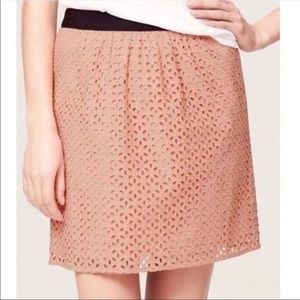 Sweet pink Loft skirt. Size 8. So cute for spring! Excellent used condition.